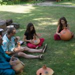 Stage de percussions avec les instruments de l'Atelier Terre&Son